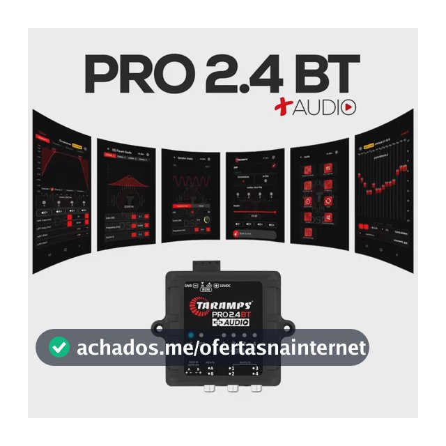 Processador De Áudio Taramps Som Automotivo Com Bluetooth