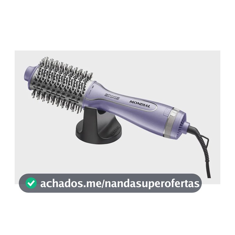 Escova Secadora Space Shine Mondial Lilás 1300w - ES-21
