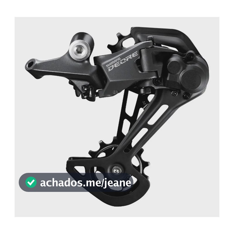 Câmbio Shimano RD-M5100 SGS cor preto e cinza câmbio traseiro bicicleta