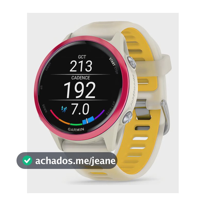 Monitor Cardíaco Forerunner 570 42 mm Framboesa Garmin