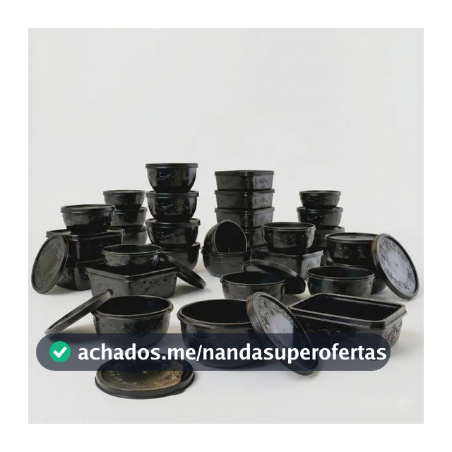 Kit 21 Potes Plásticos Com Tampa Tamanhos Variados Livre Bpa