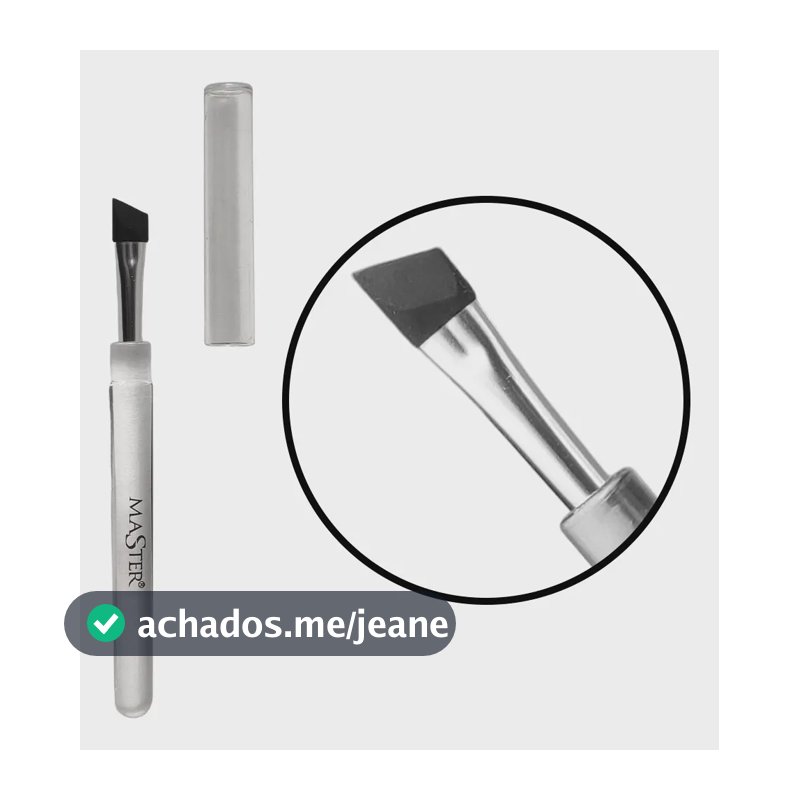Pincel De Silicone Profissional P/ Lash Lifting Preto Master