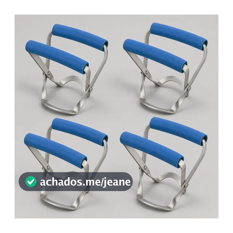 4 Alça Pegador Galão Garrafão De Água 10 E 20 Litros Oferta. Azul