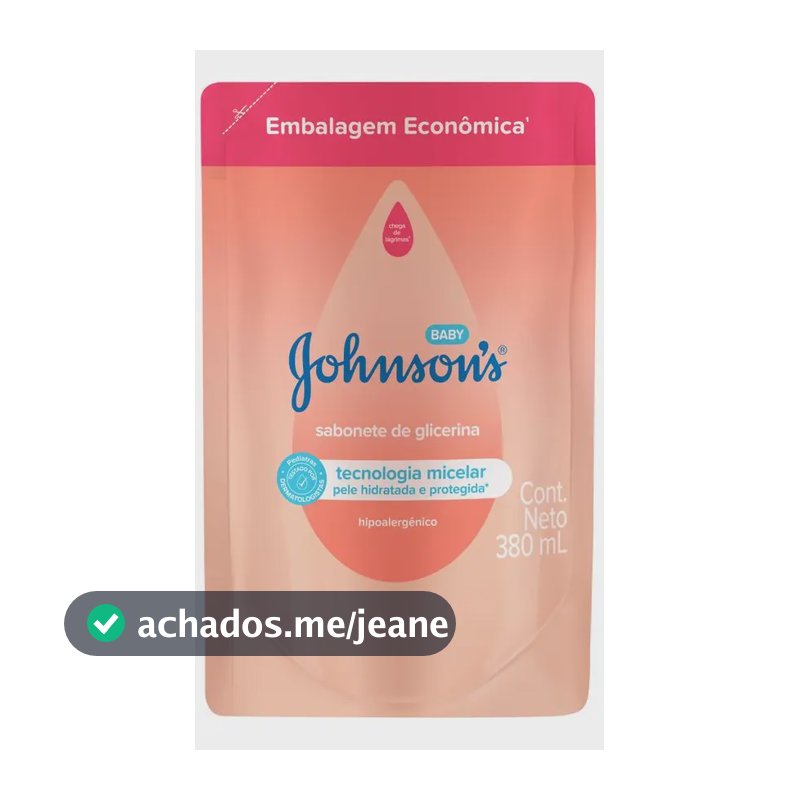 Sabonete Líquido Cabeça Aos Pés Refil 380ml Johnson's Baby