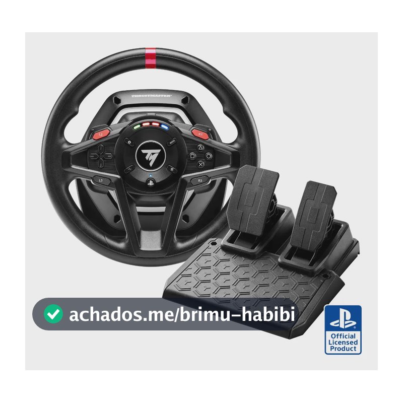 Thrustmaster Playstation Thrustmaster T-128 Preto