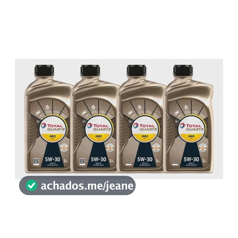 Kit 4 Total Quartz Ineo Mc3 Sn C3 5w30 100% Sintético
