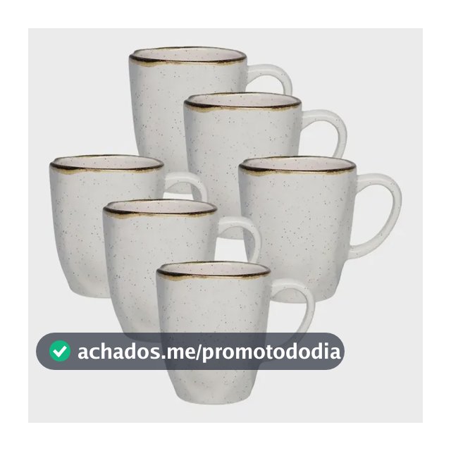 Conjunto De 6 Canecas Maresia Ryo 260ml Oxford Ryo Maresia