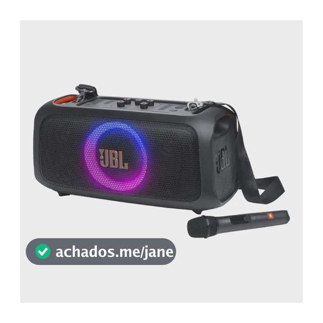 Caixa De Som Bluetooth Jbl Partybox On-the-go Essential