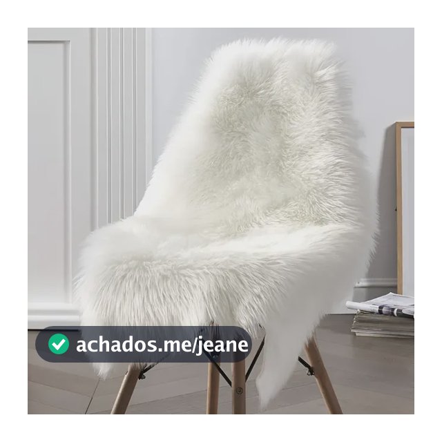 Manta Pelucia Pelo Alto Luxo Decoração, Fotos 80cm X 50 Cm