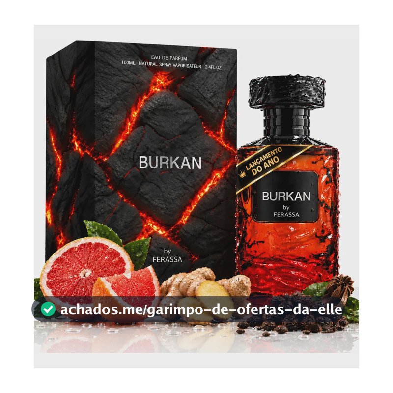 Perfume Arabe Ferassa Burkan 100 Ml  Edp Original