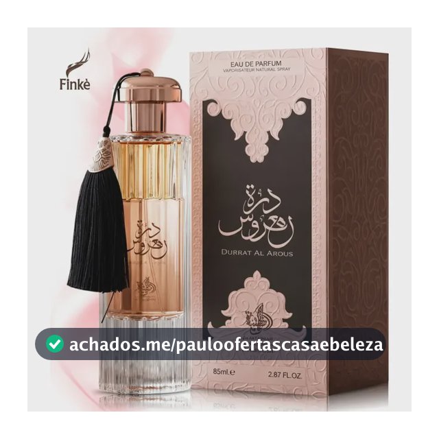 Perfume Árabe Durrat Al Aroos Al Wataniah Feminino 85ml Edp