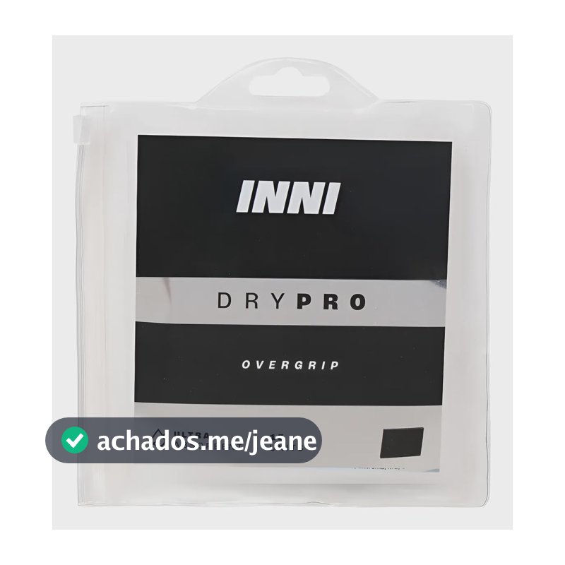 Overgrip Inni Drypro Preto - 15 Unidades