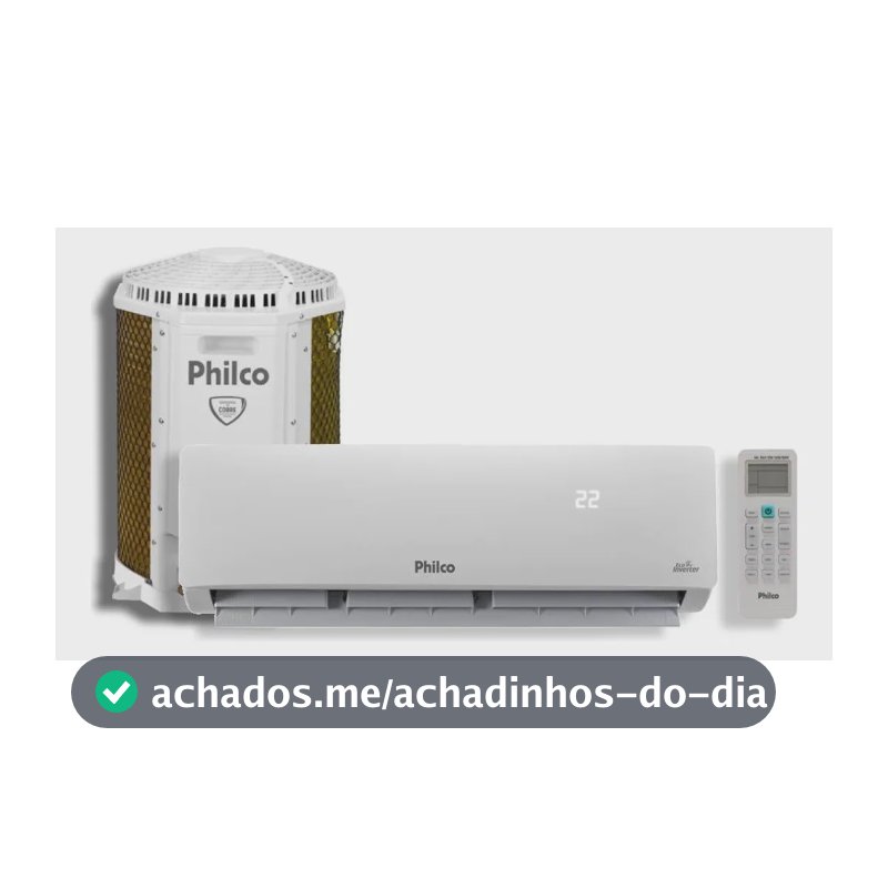 Ar Condicionado Inverter Philco 9000 Btus Frio 220v Pac9ft Branco 220v