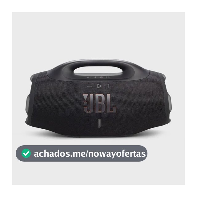 Alto-falante Bluetooth Jbl Boombox 4, portátil, sem fio, resistente à água e poeira, IP68, preto