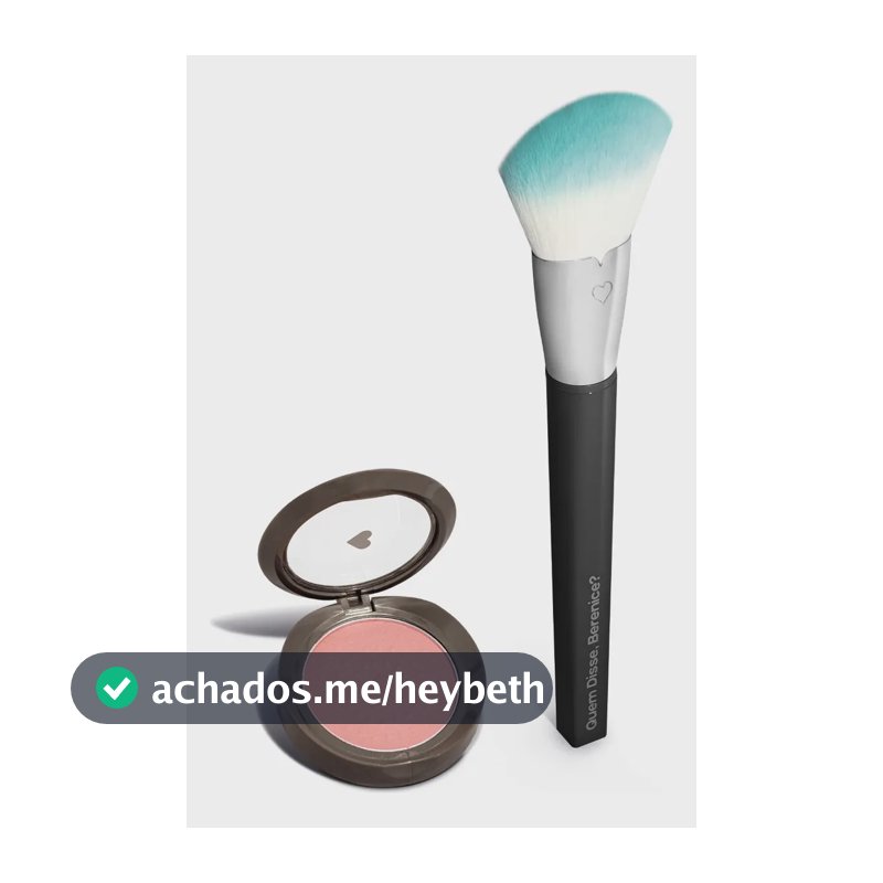 Kit Blush Compacto Rosita 2g + Pincel Para Blush