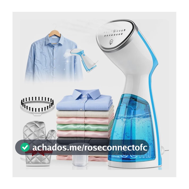 Passadeira A Vapor Portátil 1500W Aquecimento Rápido 20S Para Vários Tecidos Chiyumc Ferro Vaporizador Vertical De Mão,Removedor De Rugas,Higienizador Limpeza,Tira Pelos,Ideal Para Viagens E Para Casa
