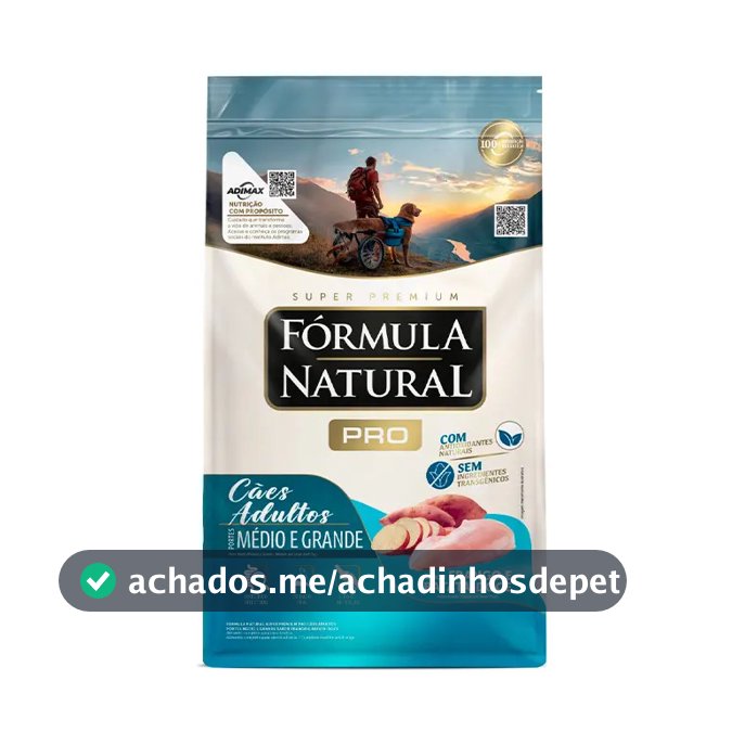 Fórmula Natural Pro Cão Adulto Médio e Grande 15kg