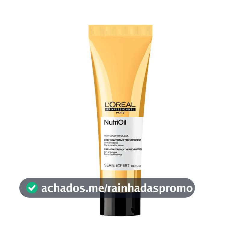 Nutrioil Creme Nutritivo Termoprotetor Leave-In 150ml - Série Expert | L'oréal Professionnel