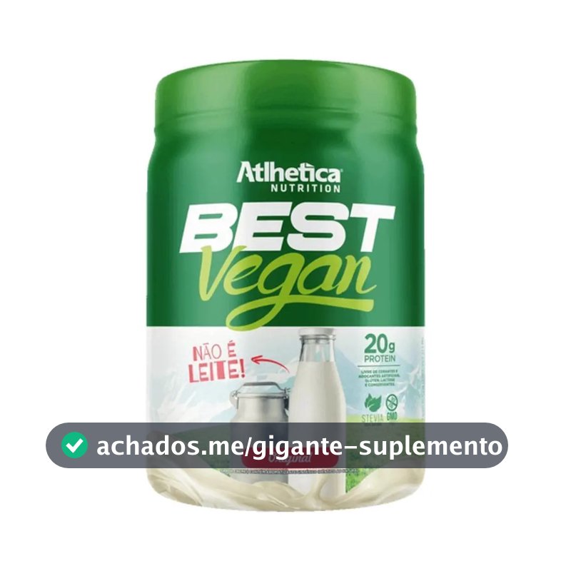 Whey Best Vegan 500g Proteína Vegana Atlhetica Nutrition