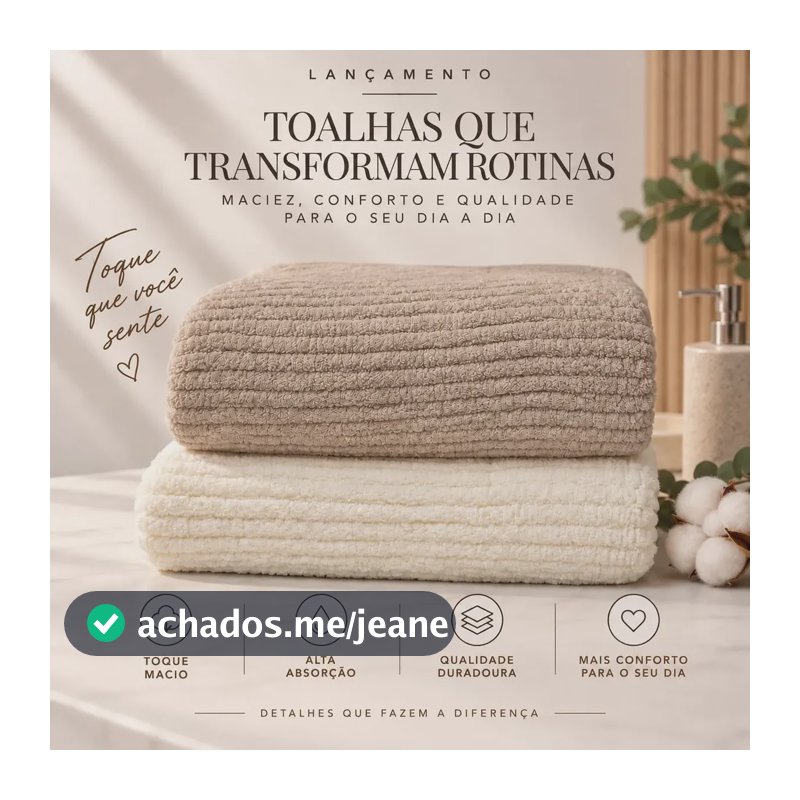 Toalhas De Banho Lyor Essenza Kit 2 Poliester 70cm X 140cm Kit 2 Toalhas Bege E Marrom Lisa