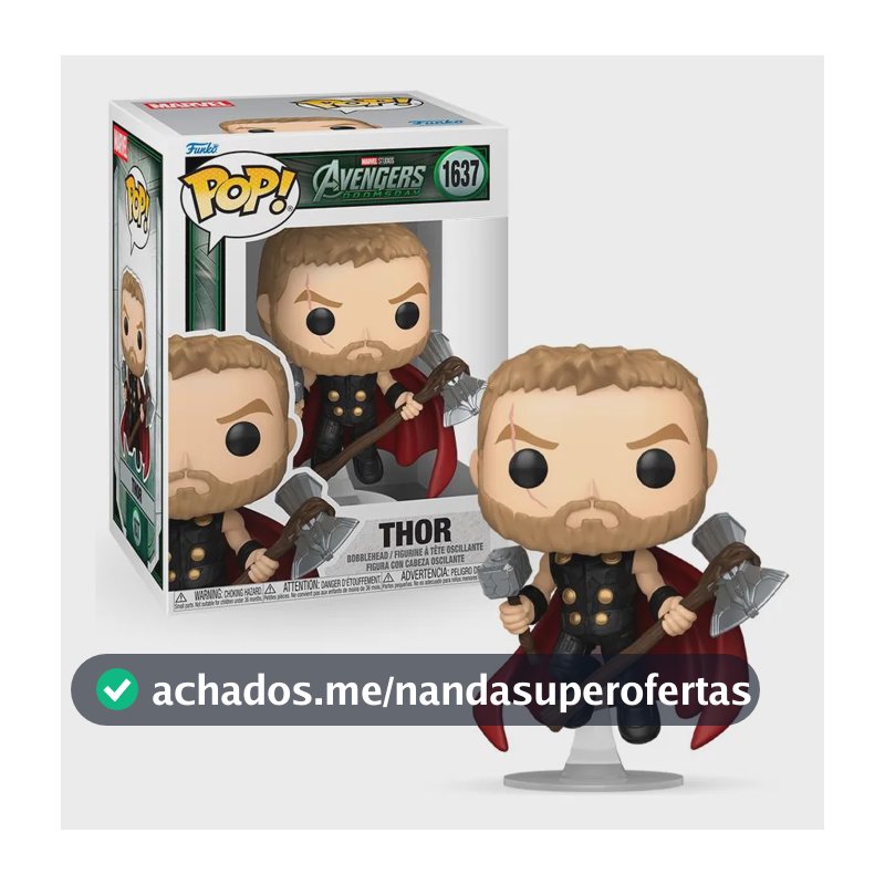 Boneco Funko Pop! Marvel Vingadores Dr Destino Thor