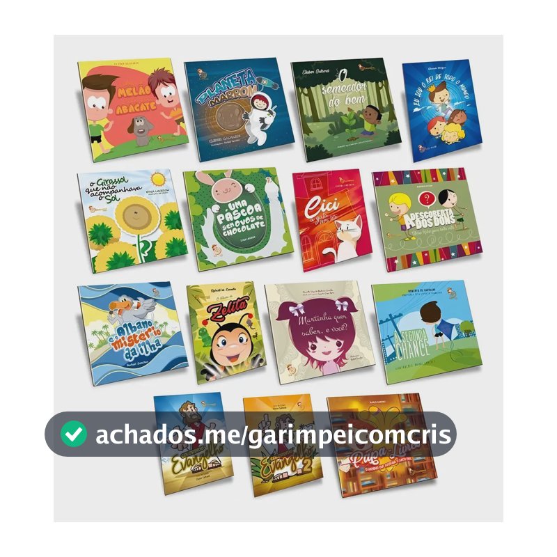 KIT LIVROS INFANTIS ESPÍRITAS - 15 LIVROS - Autores Diversos - Boa Nova - Capa Mole