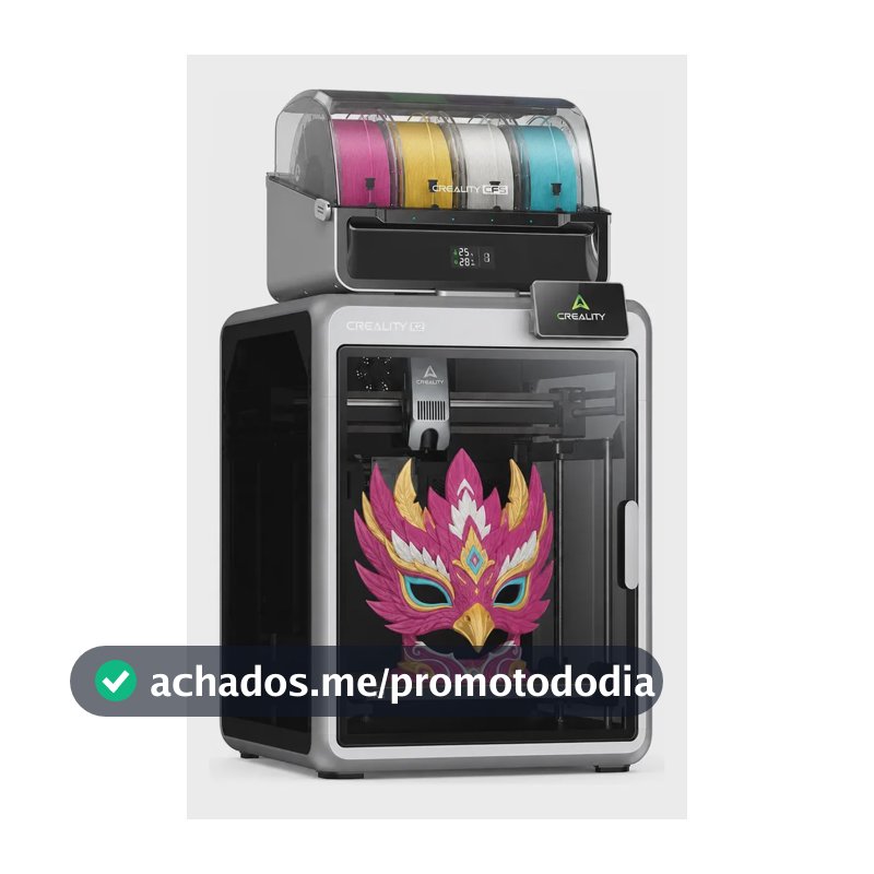 Impressora 3d Creality K2 Combo Com Cfs Multicolor, 600 Mm/s Cor Preto