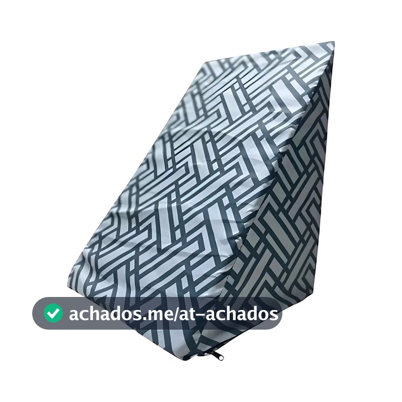 Ortobom Suave Encosto Apoio de Pernas 55x40cm cinza triangular
