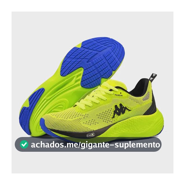 Tênis Kappa Pulse Rx Unissex Corrida Conforto