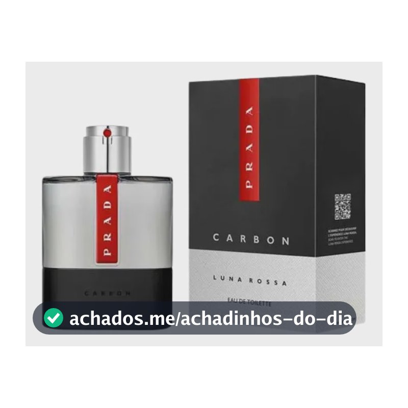 Prada Luna Rossa Carbon Masculino Eau De Toilette 100ml