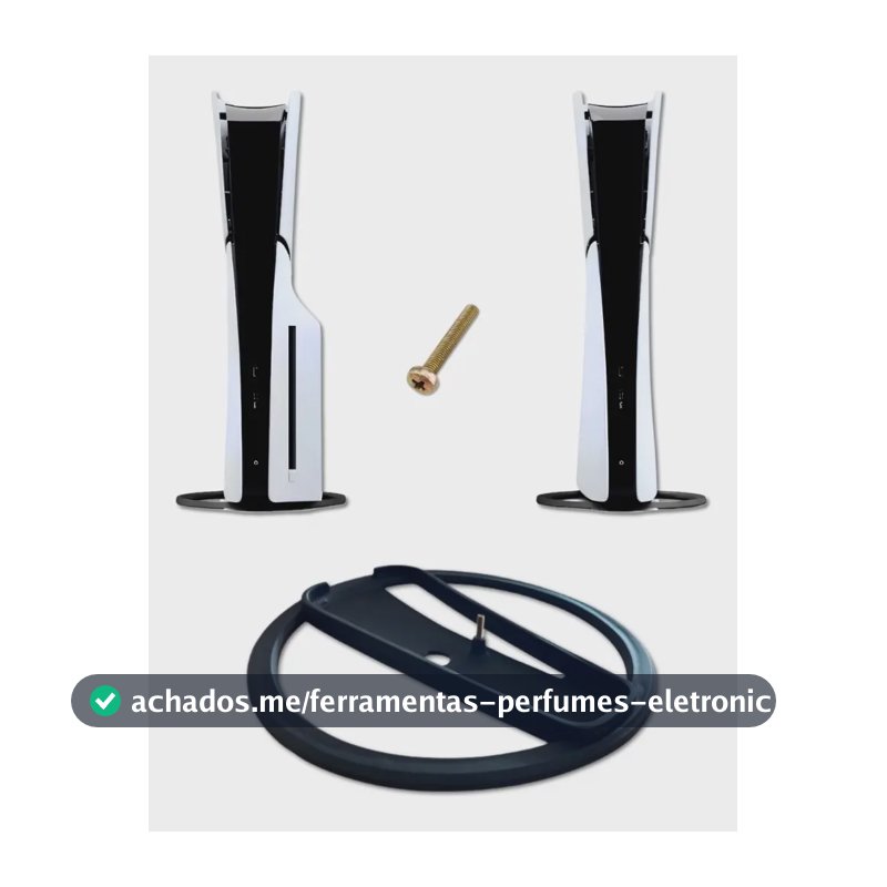 Suporte Base Vertical Para Playstation 5 Ps5 Slim Fat Todos Preto