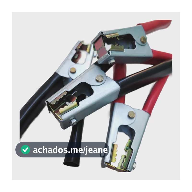 Kit 4 Garra Jacaré Reforçada 800a P/ Cabo De Bateria Chupeta