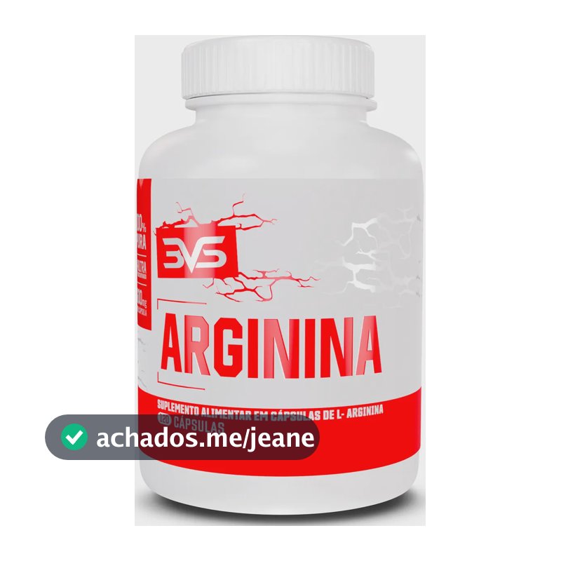 Arginina 100% Pura - Fórmula Exclusiva Para A Vasodilatação Dos Músculos Com 2328mg De Arginina Por Dose - 120 Cápsulas