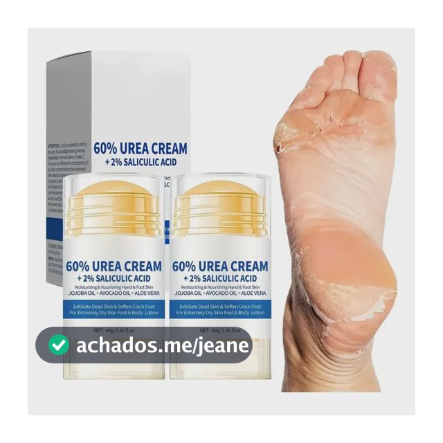 Kit 2 Bastão Hidratante Calcanhares Rachados 40g