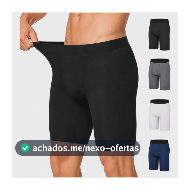 Bermuda Masculina Compressão Elastano Short Corrida Térmica