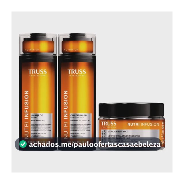 Truss Nutri Infusion Kit Shampoo + Condicionador + Máscara