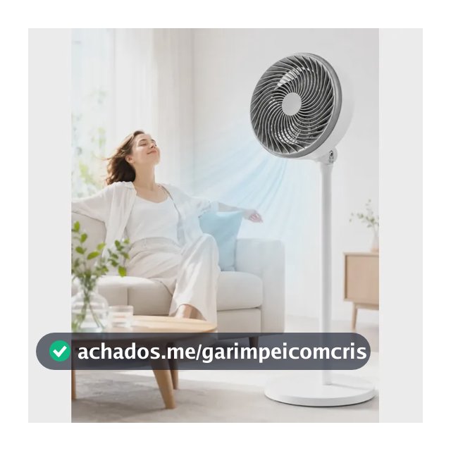 Ventilador De Coluna/mesa Rotação Potente Desmontável Torre Branco 110v