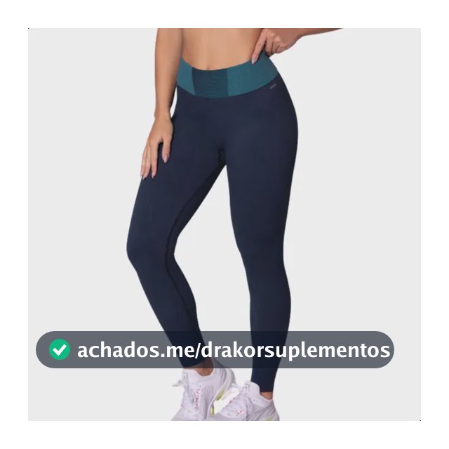 Calça Legging Fitness Zero Transparência Cintura Alta Selene