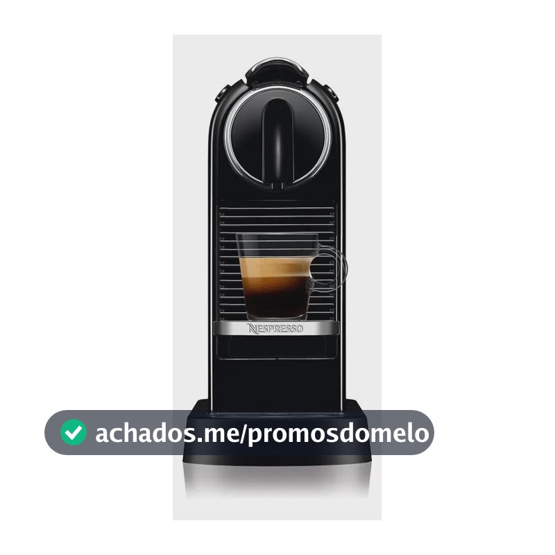 Cafeteira Nespresso CitiZ Preta
