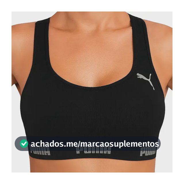 Top Puma Original Feminino Alta Sustentação Academia Fitness