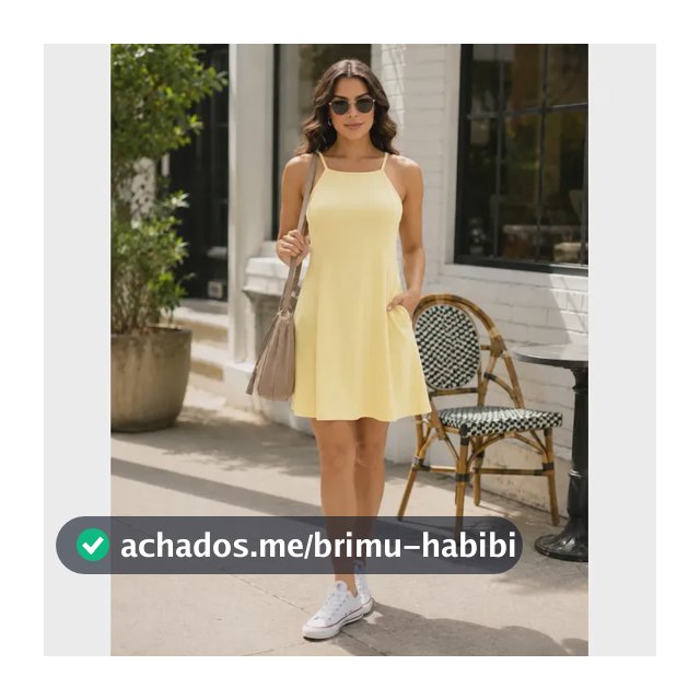 Vestidos Rodado Soltinho Bolso Confortável Alcinha Lindo