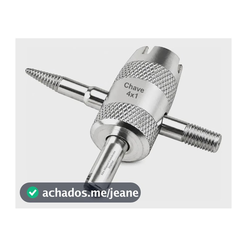 Chave Saca Núcleo Válvula Schrader 4x1 Carro Moto Bike