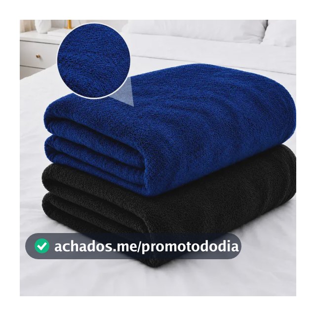 2 Coberta Manta Soft Casal Microfibra Veludo 2,00x1,80 Mts