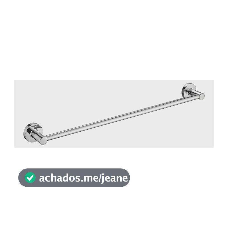 Toalheiro Porta Toalhas Suporte Toalha De Aço Inox 304 Cromado 60cm Cinza Barra de Banheiro para Toalha Polido Brilhante