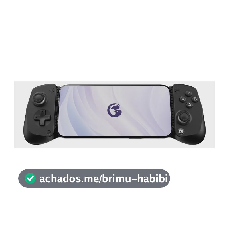 Controle Gamepad GameSir X5 Lite USB-C Android iPhone 15/16 Mobile Hall Effect Turbo Leve Preto