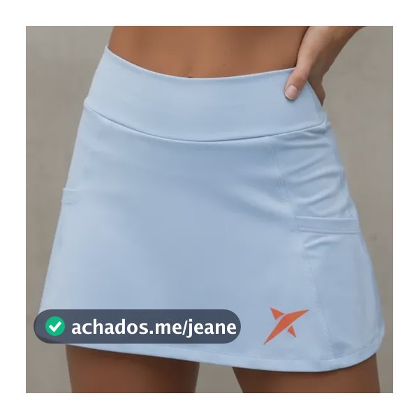 Short Saia Feminino Academia Drop Shot Enjoy 1.0 Beach Tenis