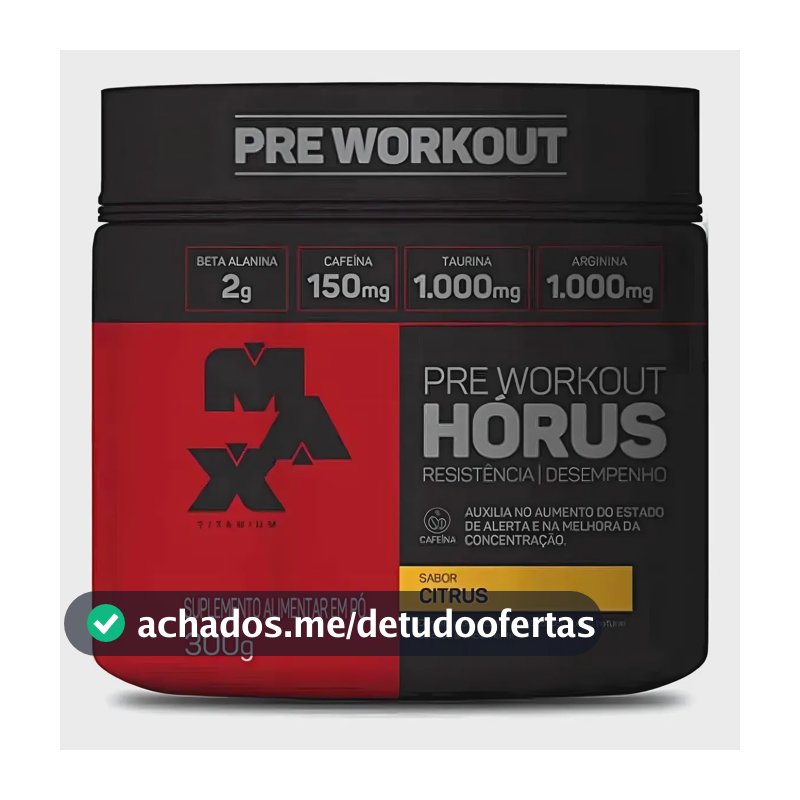Suplemento em Pó Horus Max Titanium 300 G Citrus