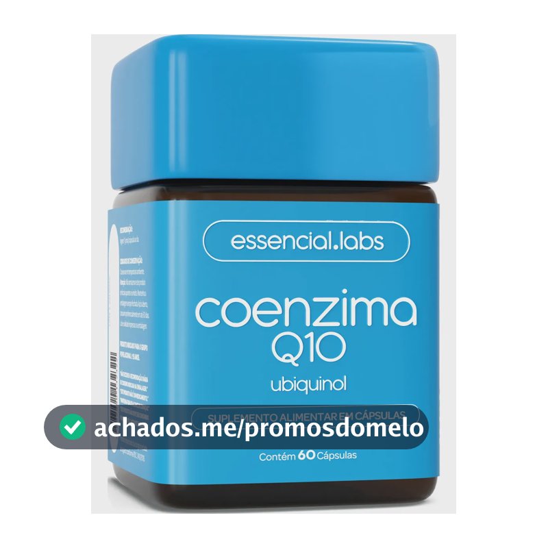 COENZIMA Q10 UBIQUINOL 100mg por Cápsula - 60 Cápsulas - Fórmula Concentrada com Matéria-prima Importada