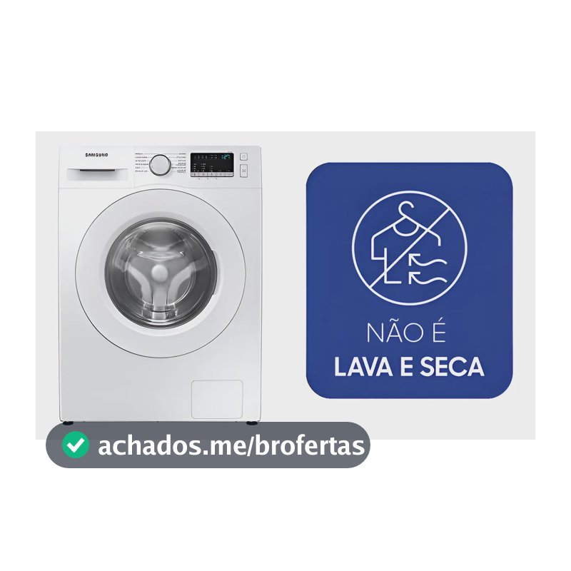 Lavadora Digital Inverter Samsung Ww11t Branca 11kg Cor Branco