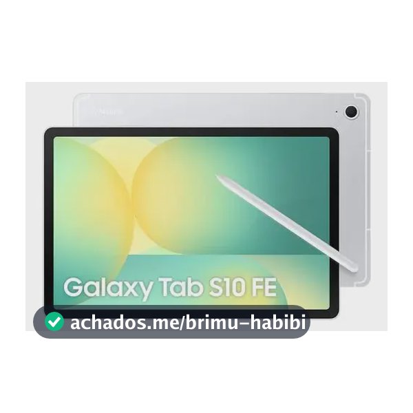 Samsung Galaxy Tab S10 Fe Wifi 128gb Tela 10,9'' 90hz Prata Prateado